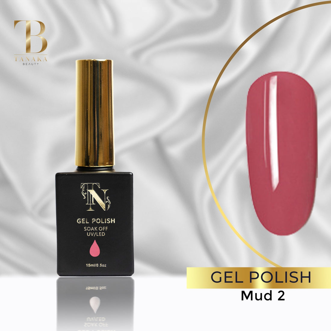 Gel Colors Nail Polish (Mud 2) by Tanaka Nails