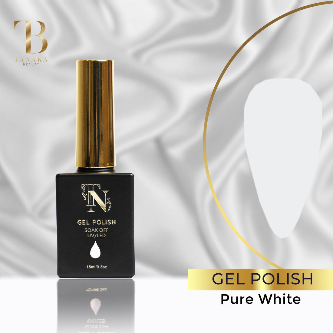 Pure White Gel Nail Polish 15ml