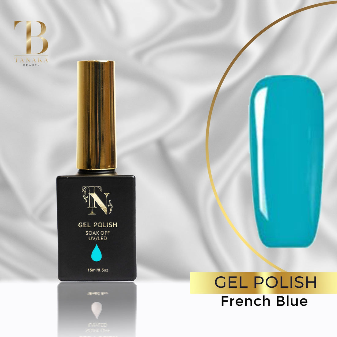 French Blue Gel Nail Polish 15ml