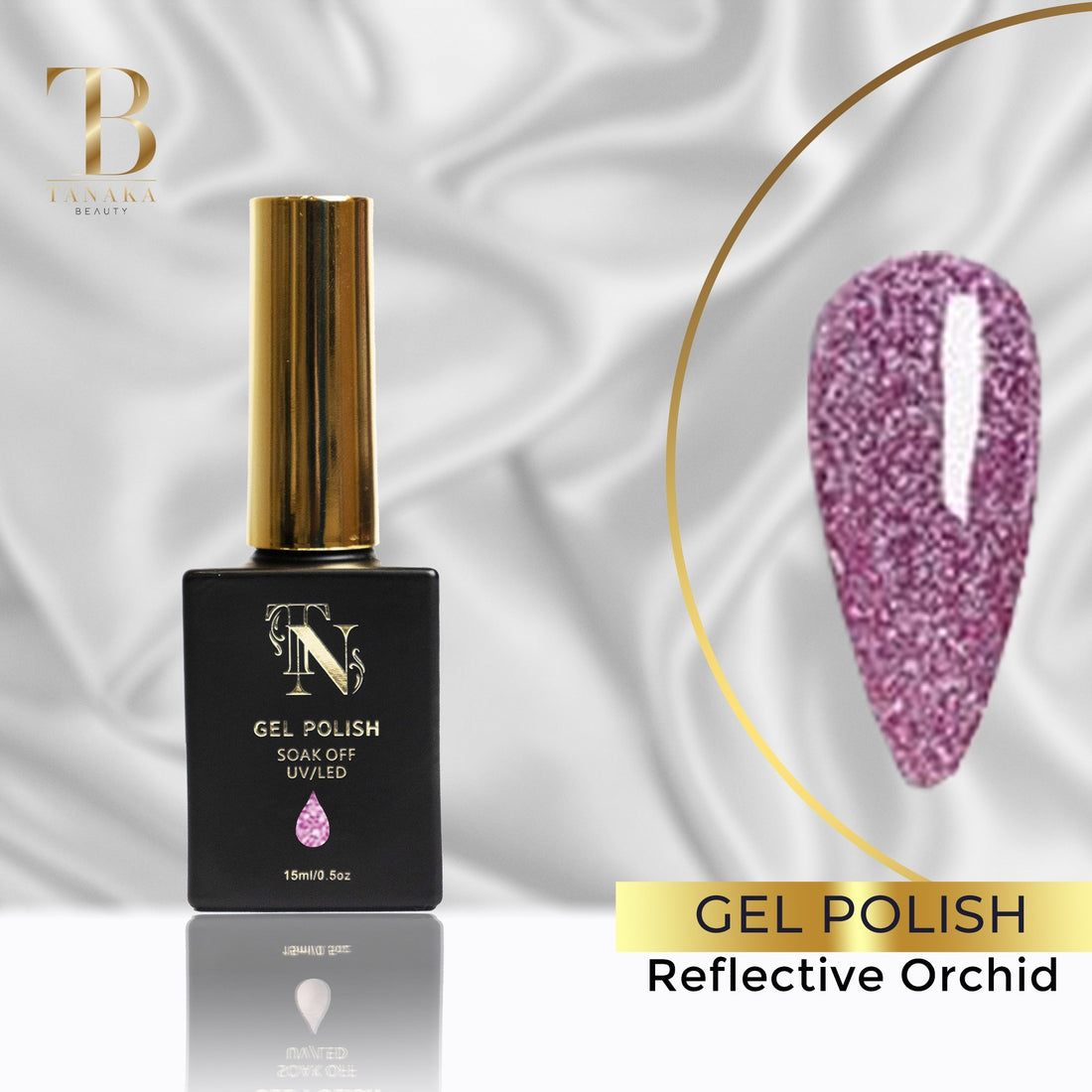 Reflective Orchid Gel Nail Polish 15ml
