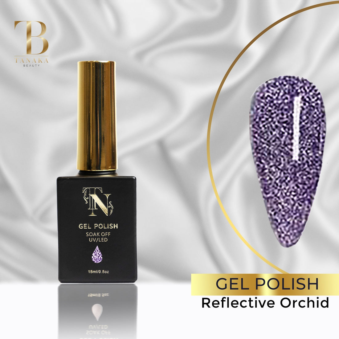Reflective Orchid Gel Nail Polish 15ml