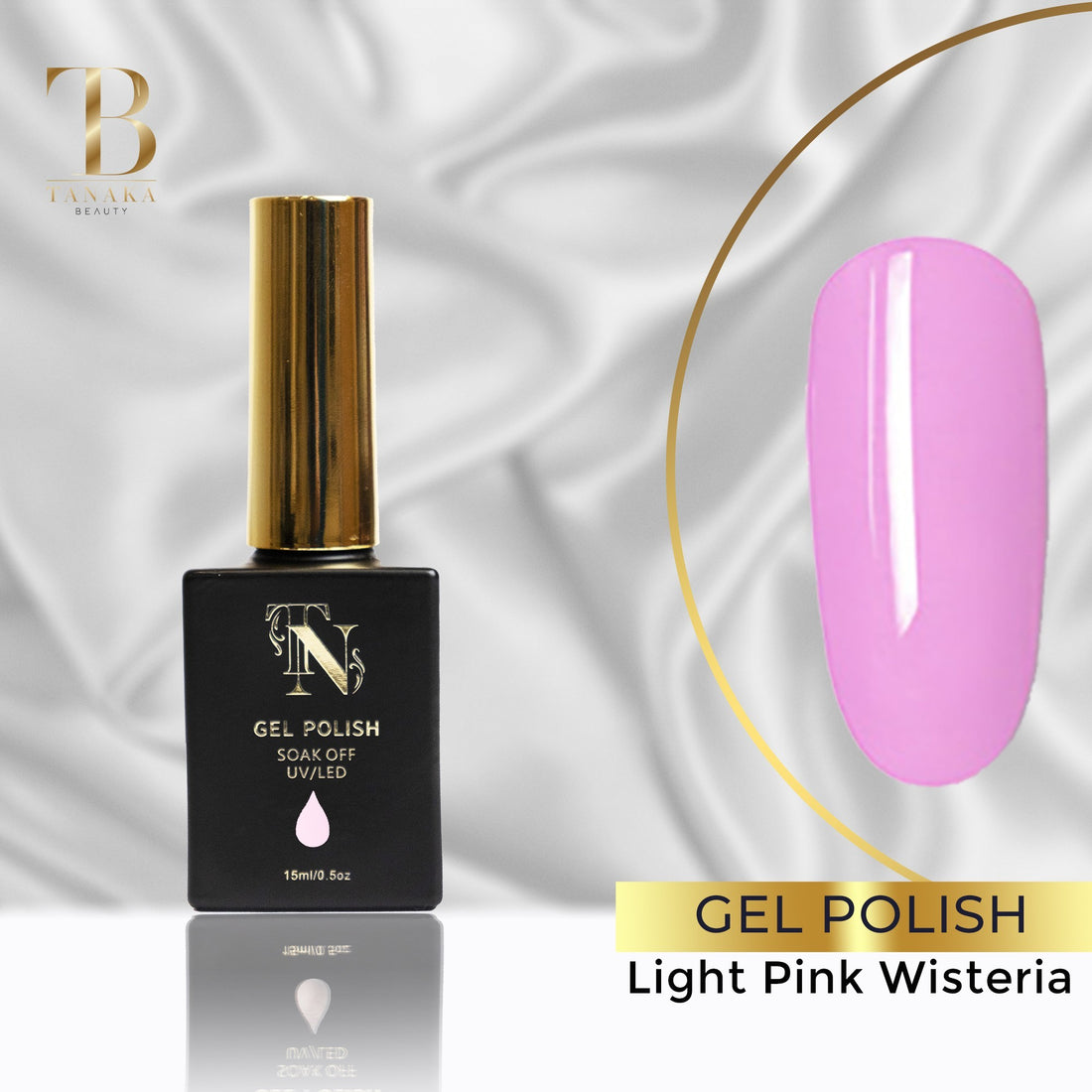 Light Pink Wisteria Gel Nail Polish 15ml