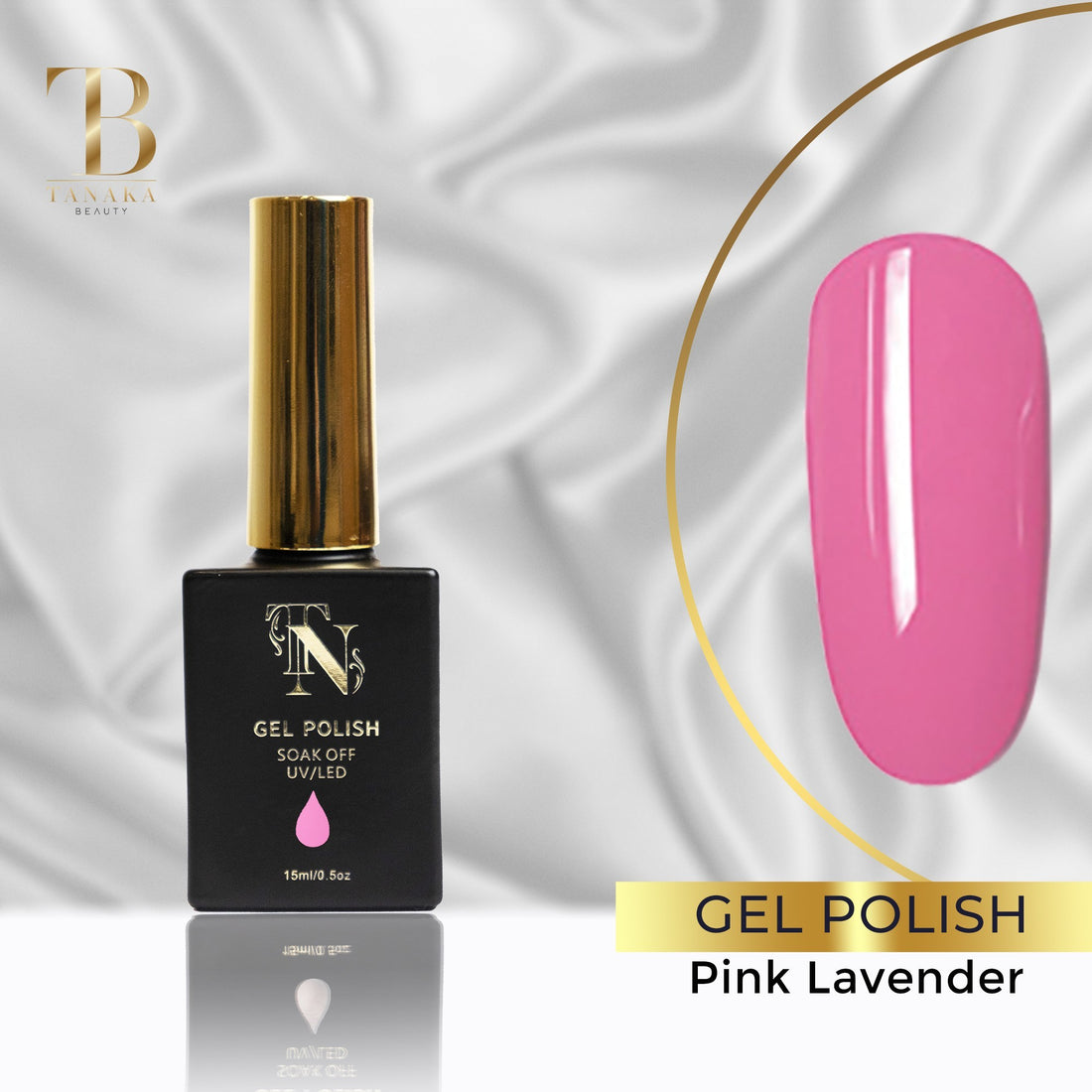 Pink Lavender Gel Nail Polish 15ml