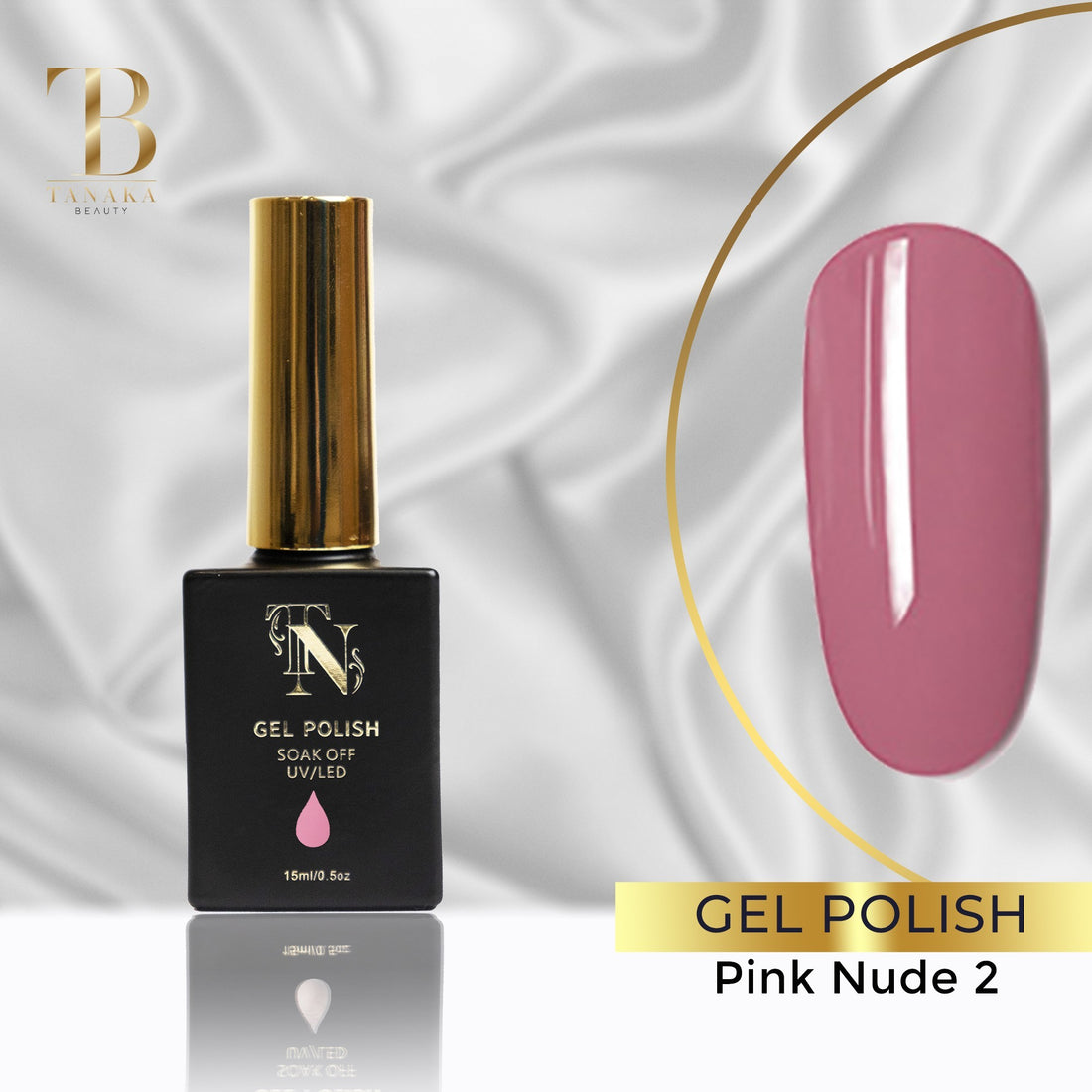Pink Nude 2 Gel Nail Polish 15ml