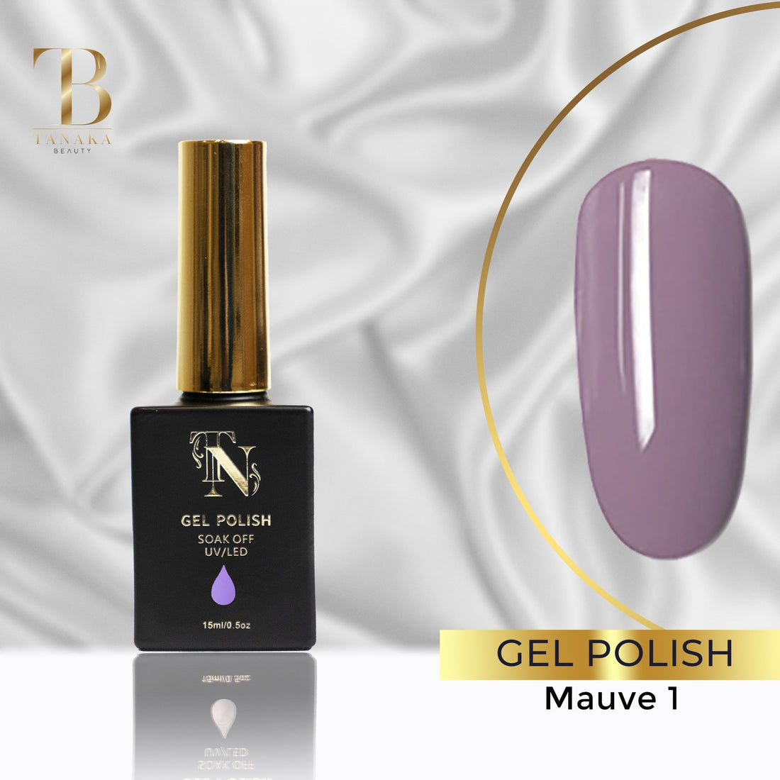 Mauve 1 Gel Nail Polish 15ml