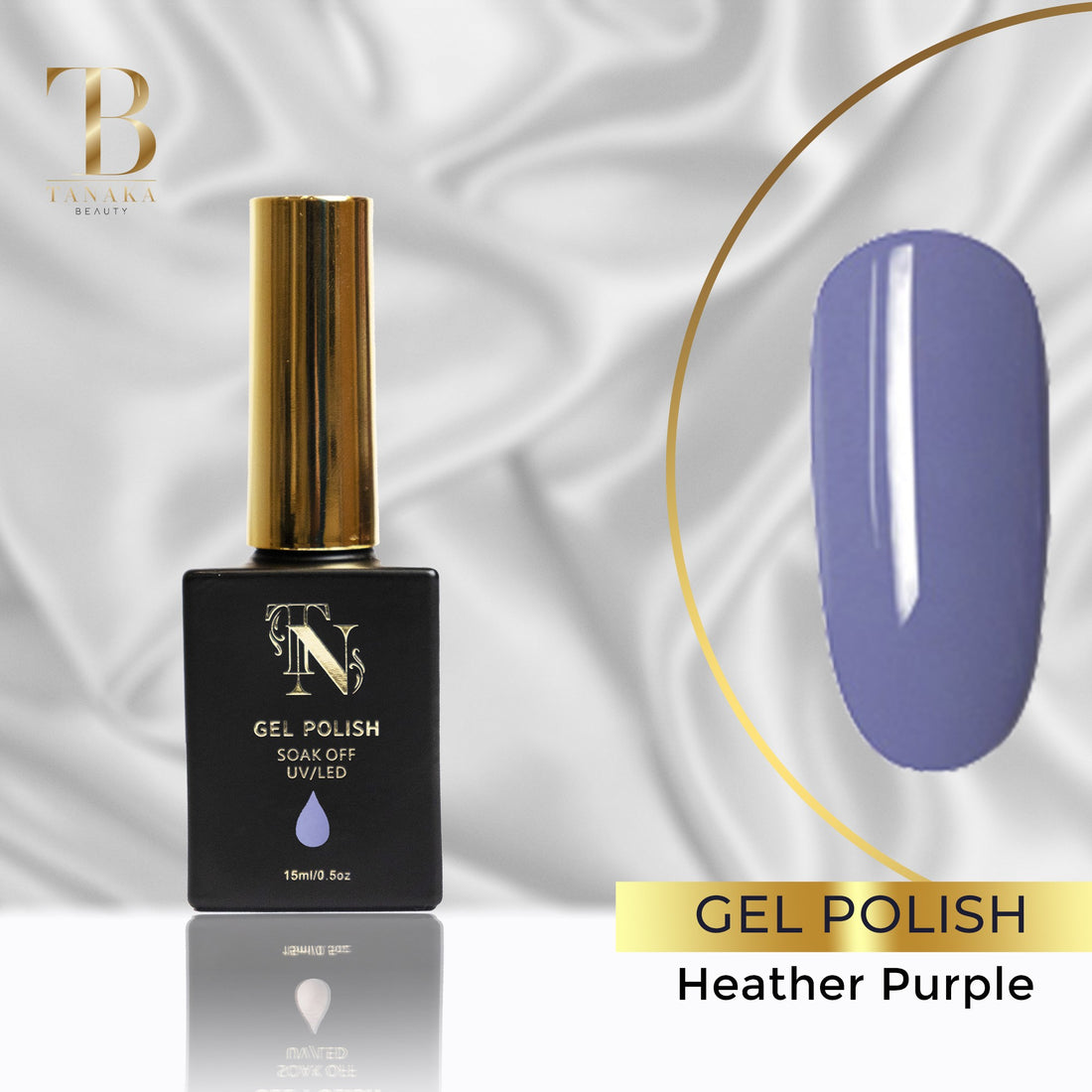 Heather Purple Gel Nail Polish 15ml