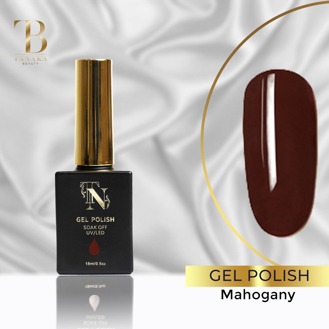 Mahogany Gel Nail Polish 15ml