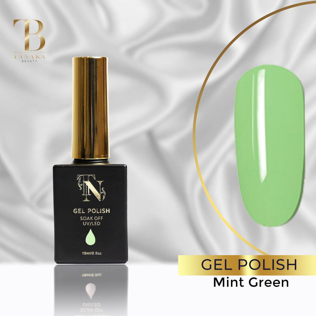 Mint Green Gel Nail Polish 15ml