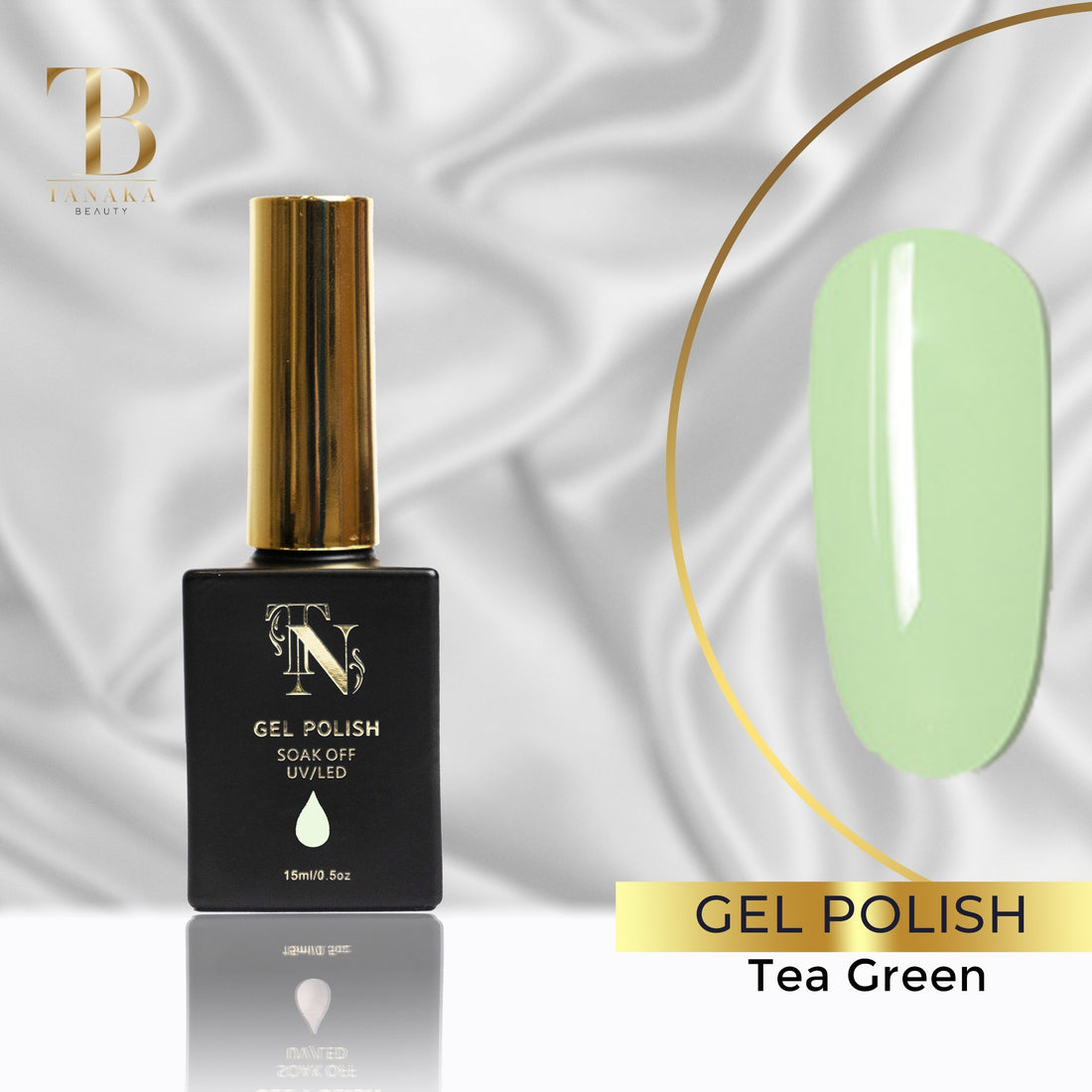 Tea Green Gel Nail Polish 15ml