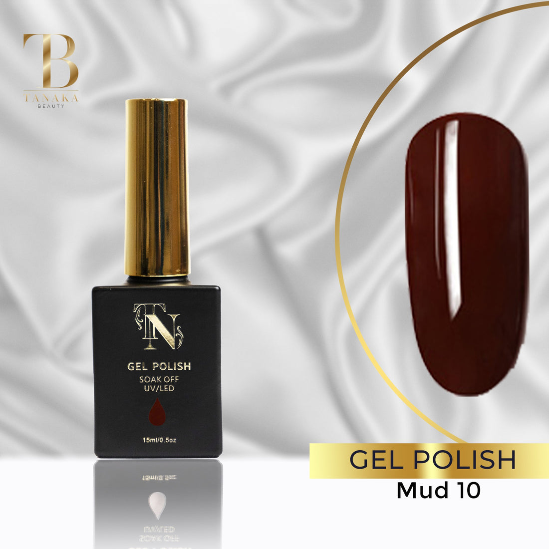 Mud 10 Gel Nail Polish 15ml