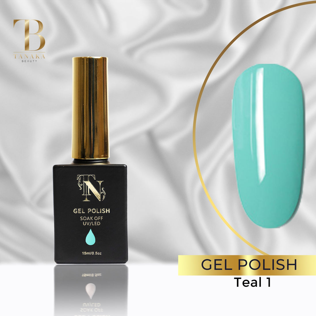 Teal Gel Nail Polish 15ml