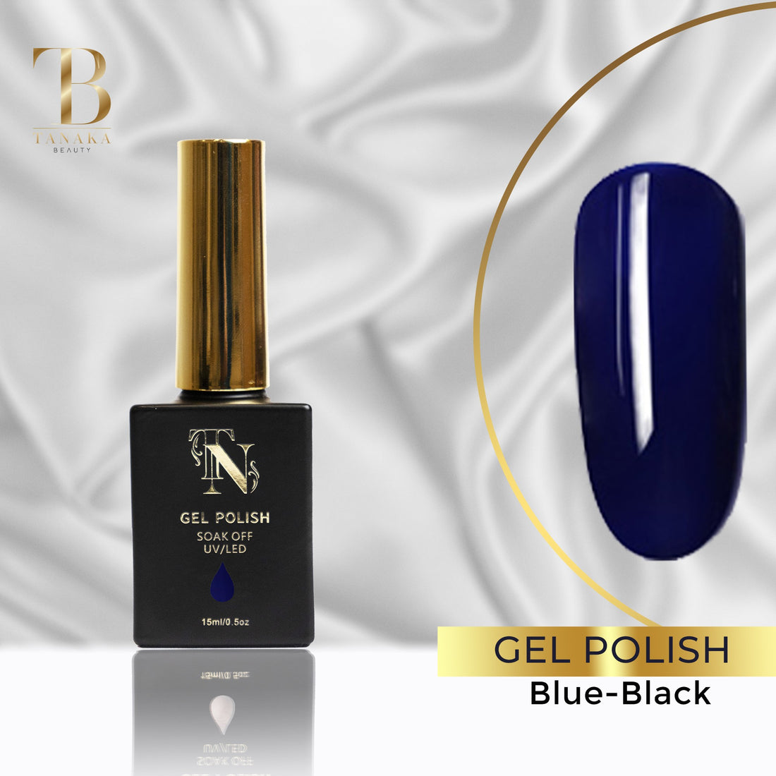 Blue-Black Gel Nail Polish 15ml