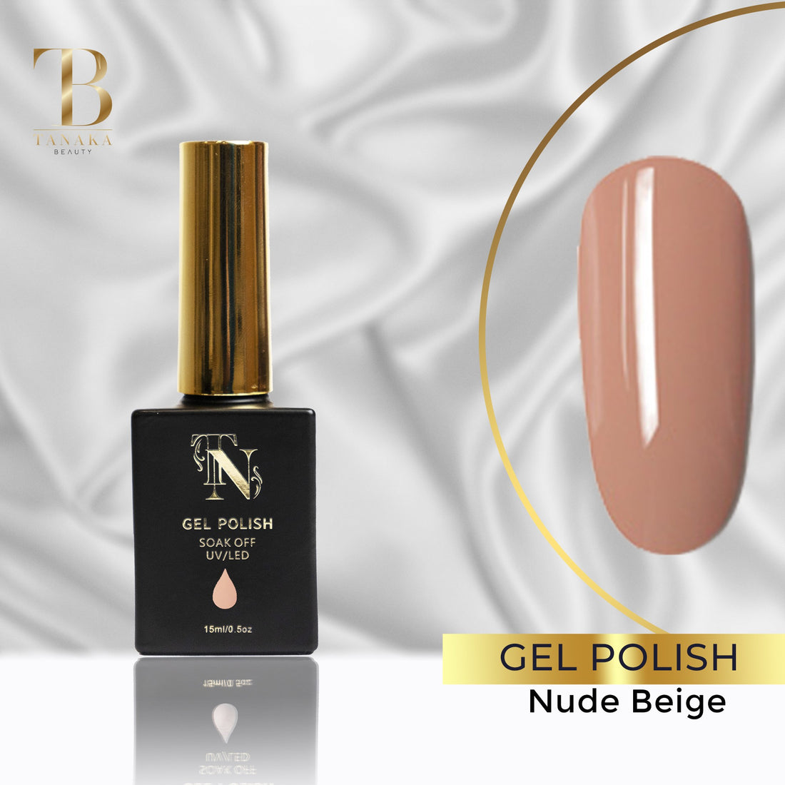 Nude Beige Gel Nail Polish 15ml