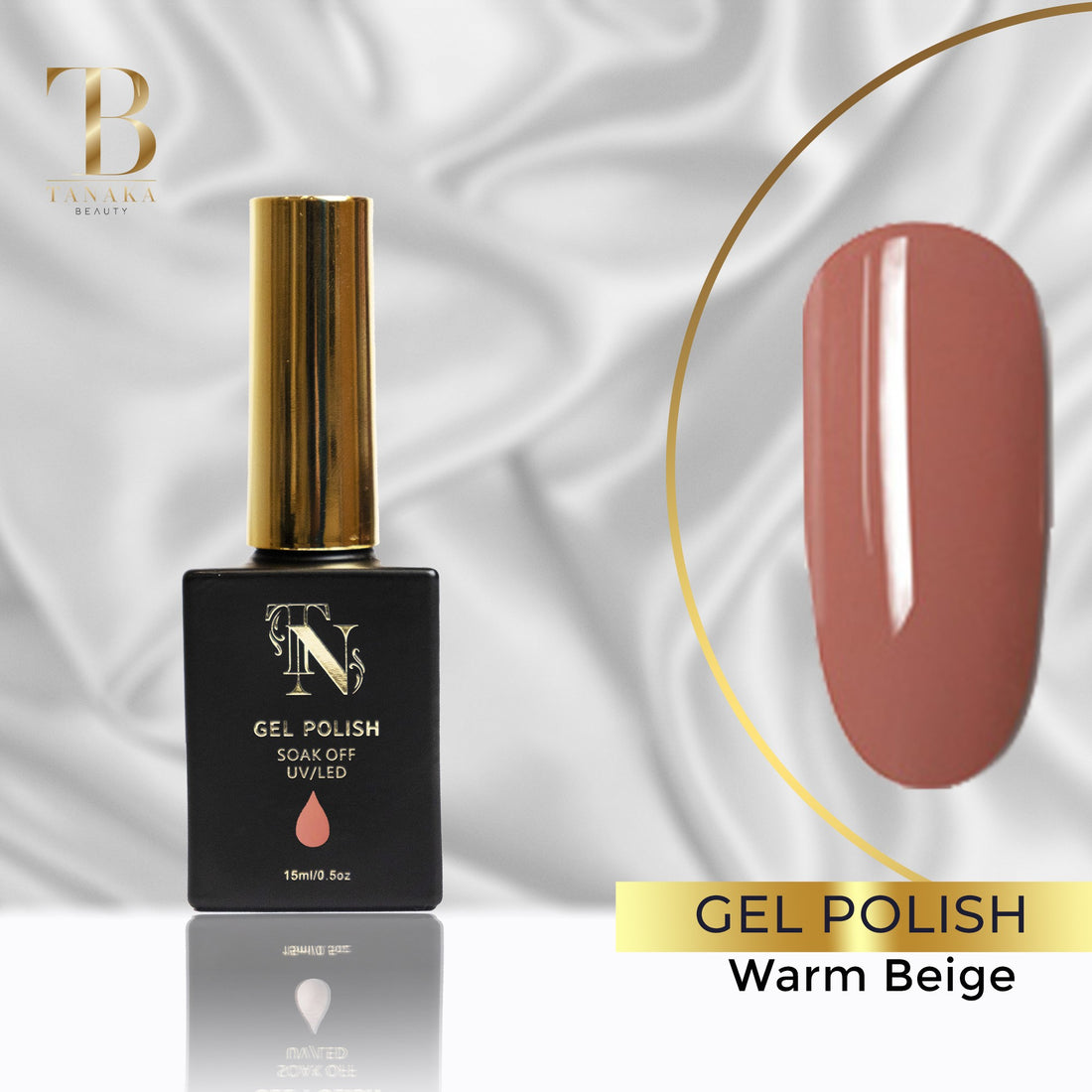 Warm Beige Gel Nail Polish 15ml