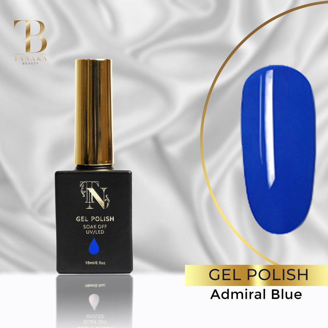 Admiral Blue Gel Nail Polish 15ml