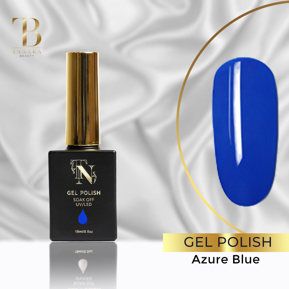 Azure Blue Gel Nail Polish 15ml