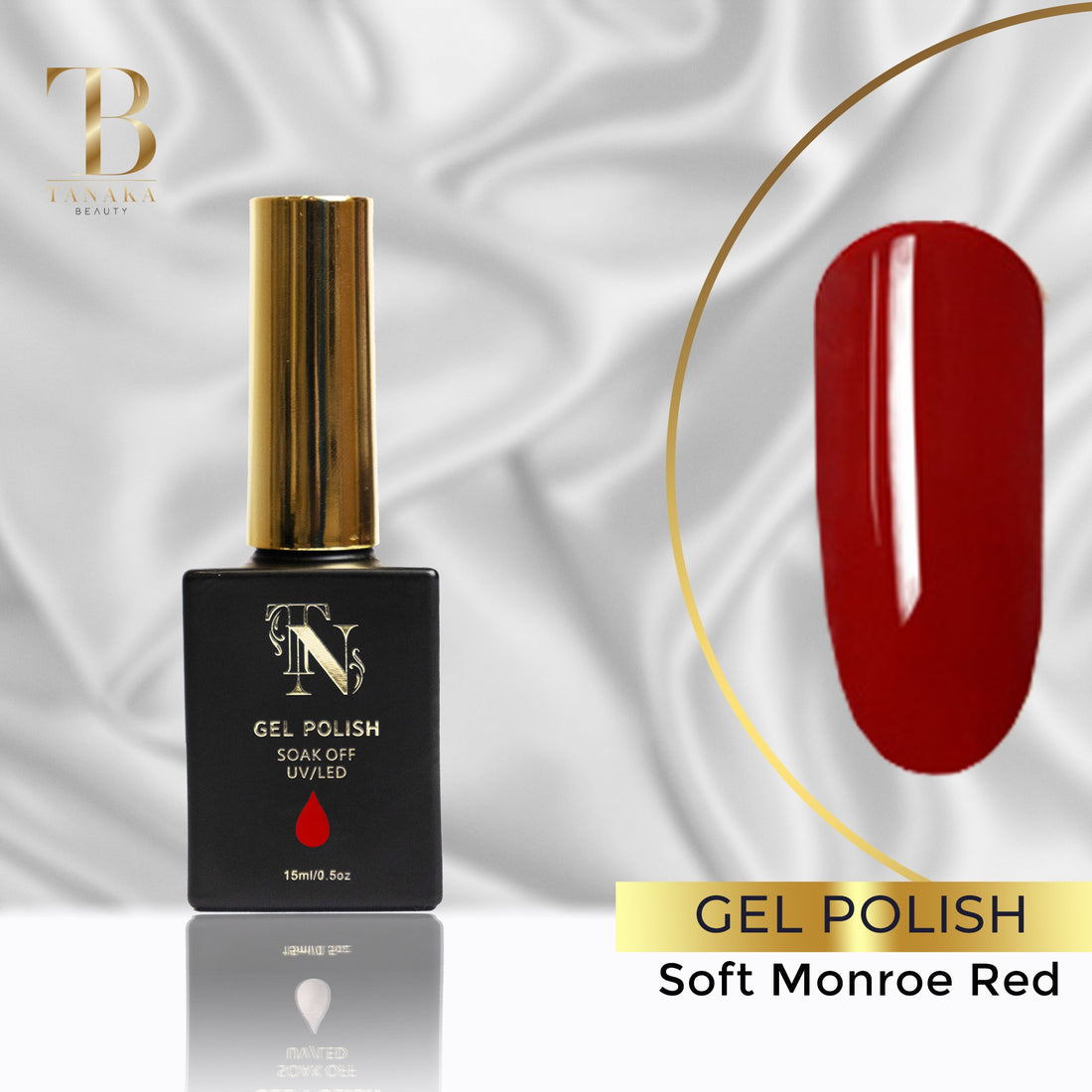 Soft Monroe Red Gel Nail Polish 15ml