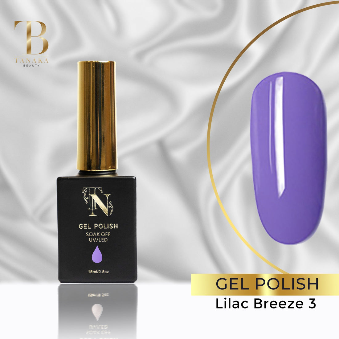 Lilac Breeze Gel Nail Polish 15ml