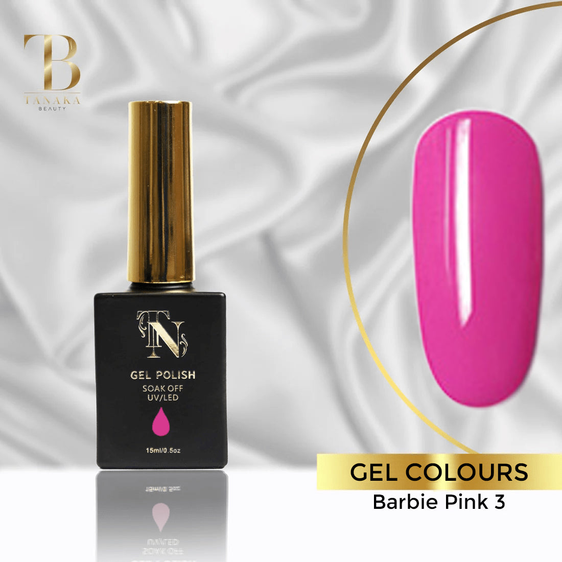 Barbie Pink 3 Gel Nail Polish 15ml