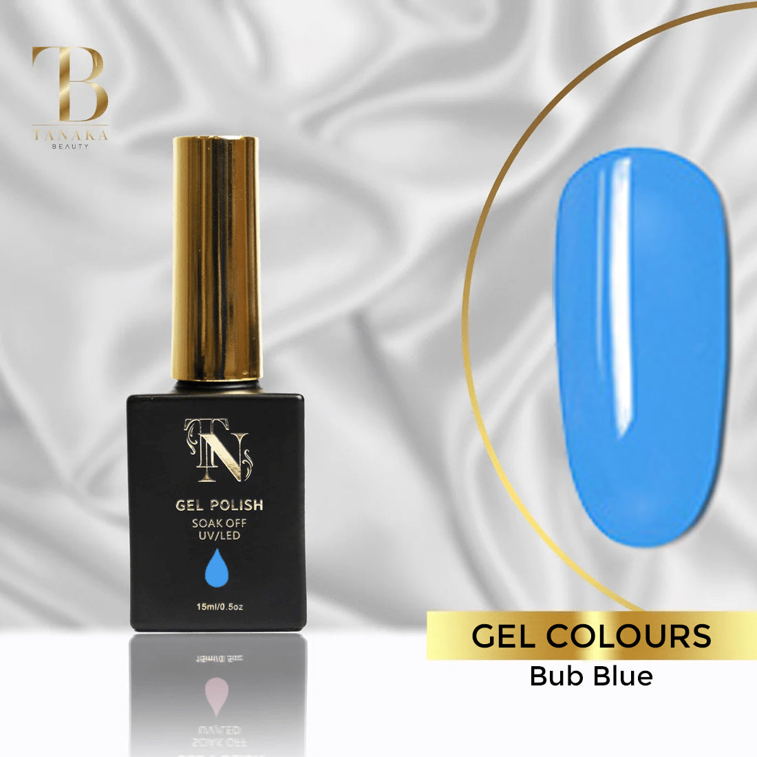 Bub Blue Gel Nail Polish 15ml