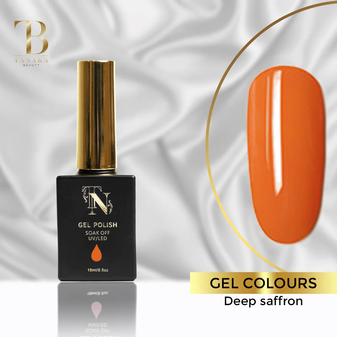 Deep Saffron Gel Nail Polish 15ml