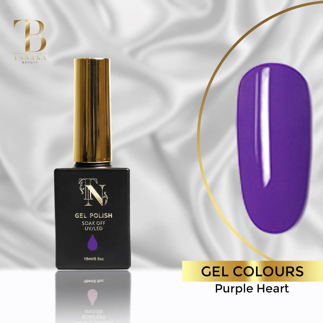Purple Heart Gel Nail Polish 15ml