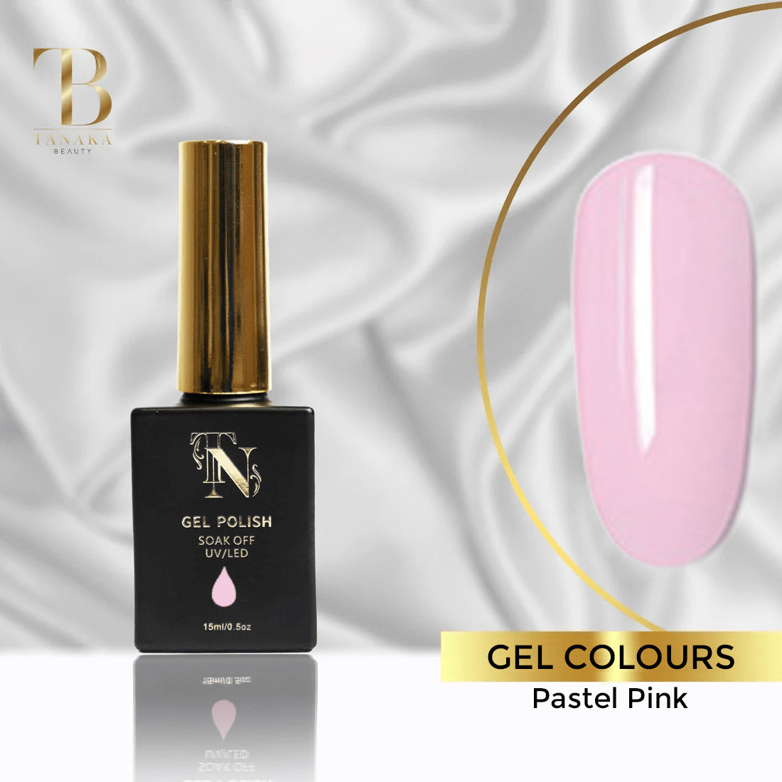 Pastel Pink Gel Nail Polish 15ml