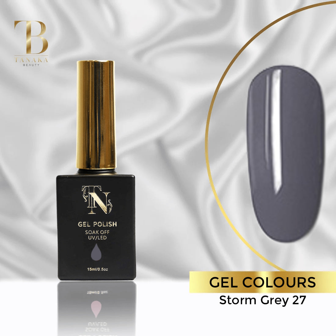 Storm Grey 27 Gel Nail Polish 15ml