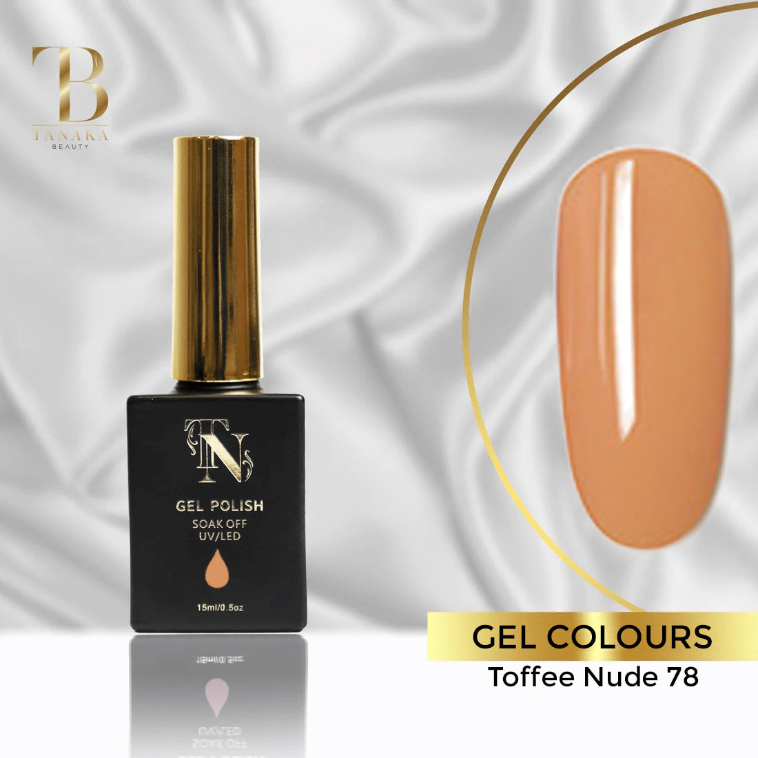 Toffee Nude 78 Gel Nail Polish 15ml