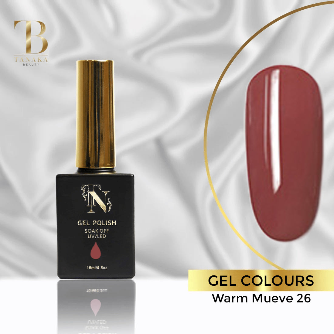 Warm Mueve 26 Gel Nail Polish 15ml