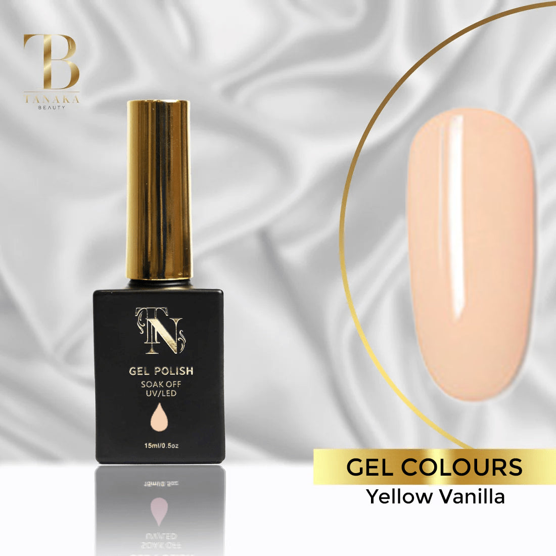 Yellow Vanilla Gel Nail Polish 15ml