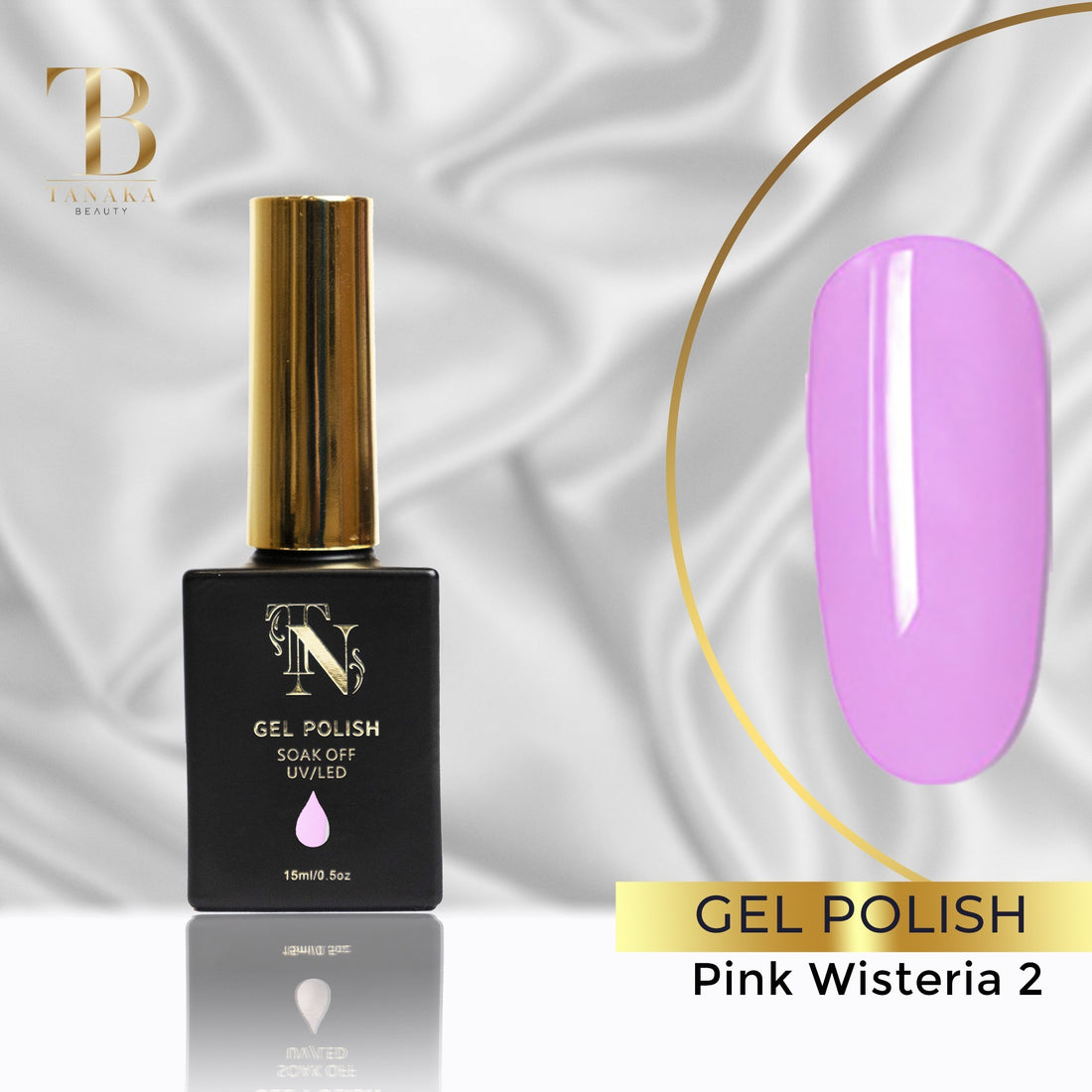 Gel Colors Nail Polish (Wisteria 2) by Tanaka Nails
