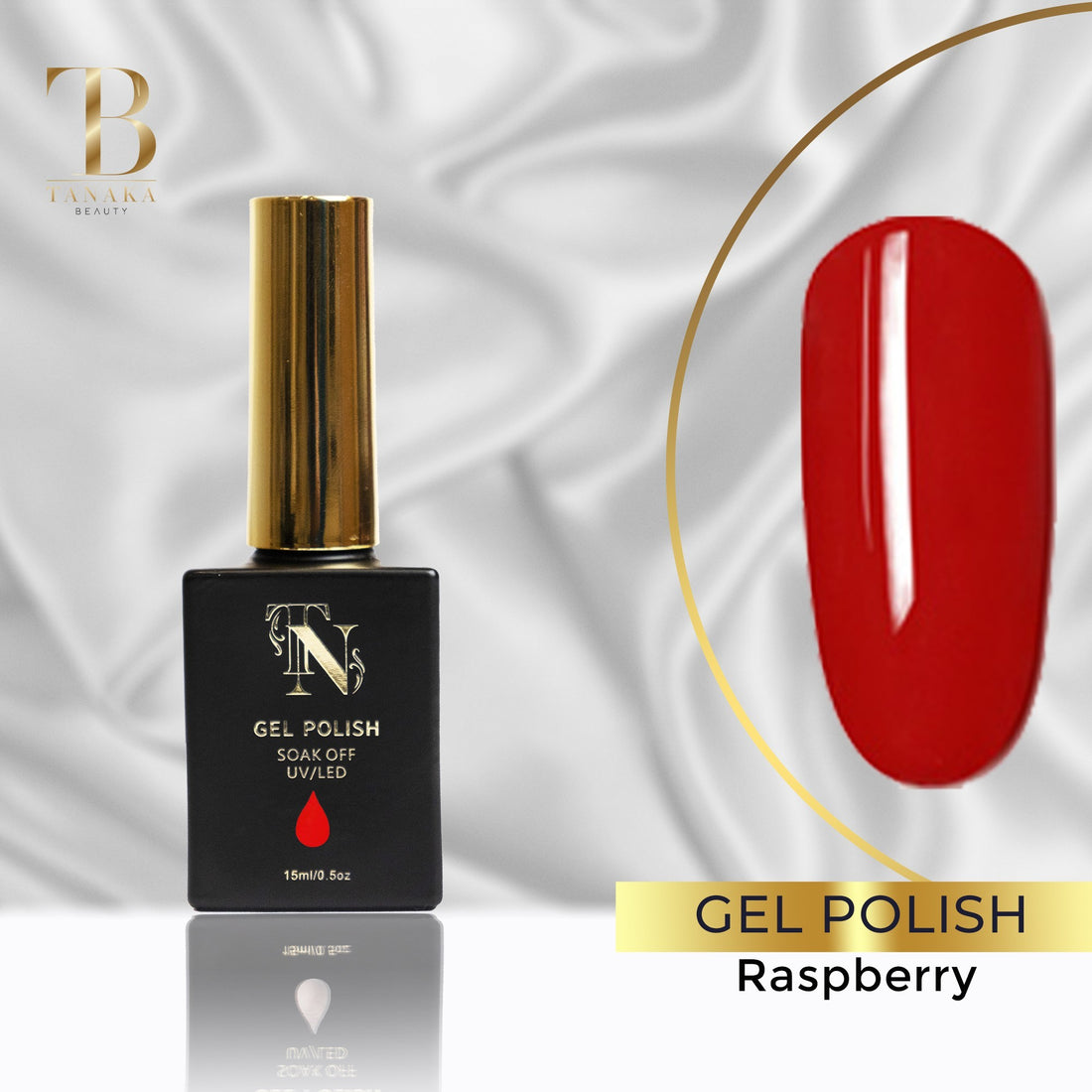 Gel Colors Nail Polish (Raspberry) by Tanaka Nails