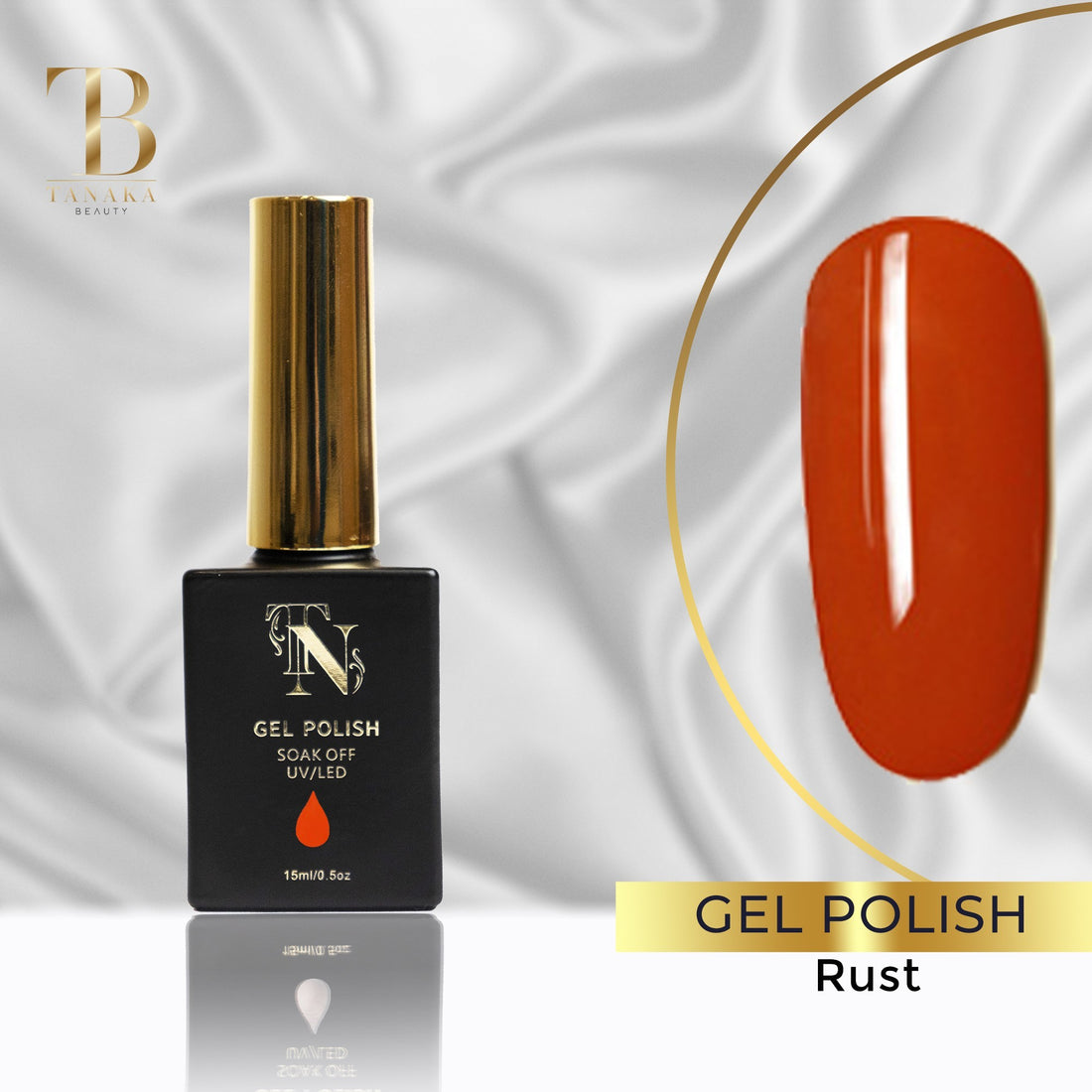 Gel Colors Nail Polish (Rust) by Tanaka Nails
