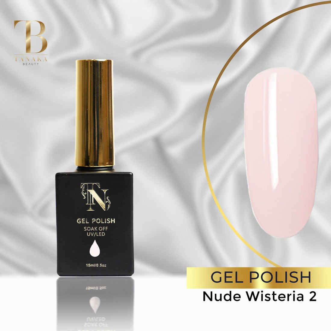 Gel Colors Nail Polish (Nude Wisteria 2) by Tanaka Nails