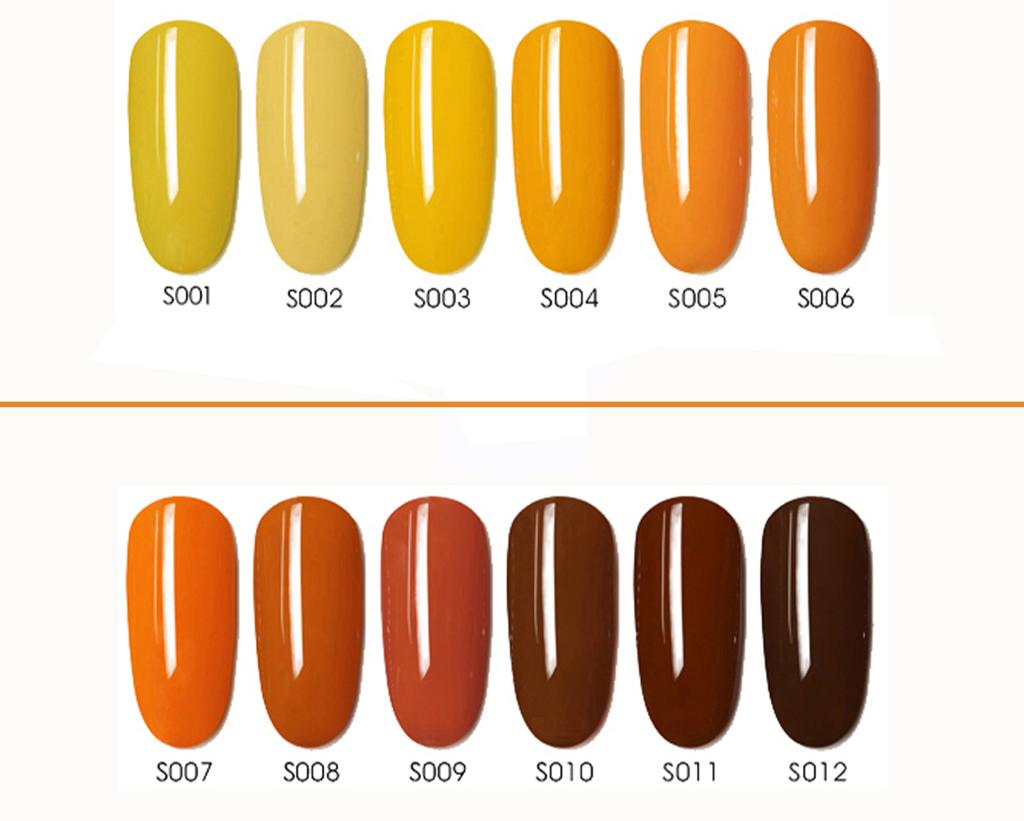 Gel Colors 15ML - Colors 1 to 12