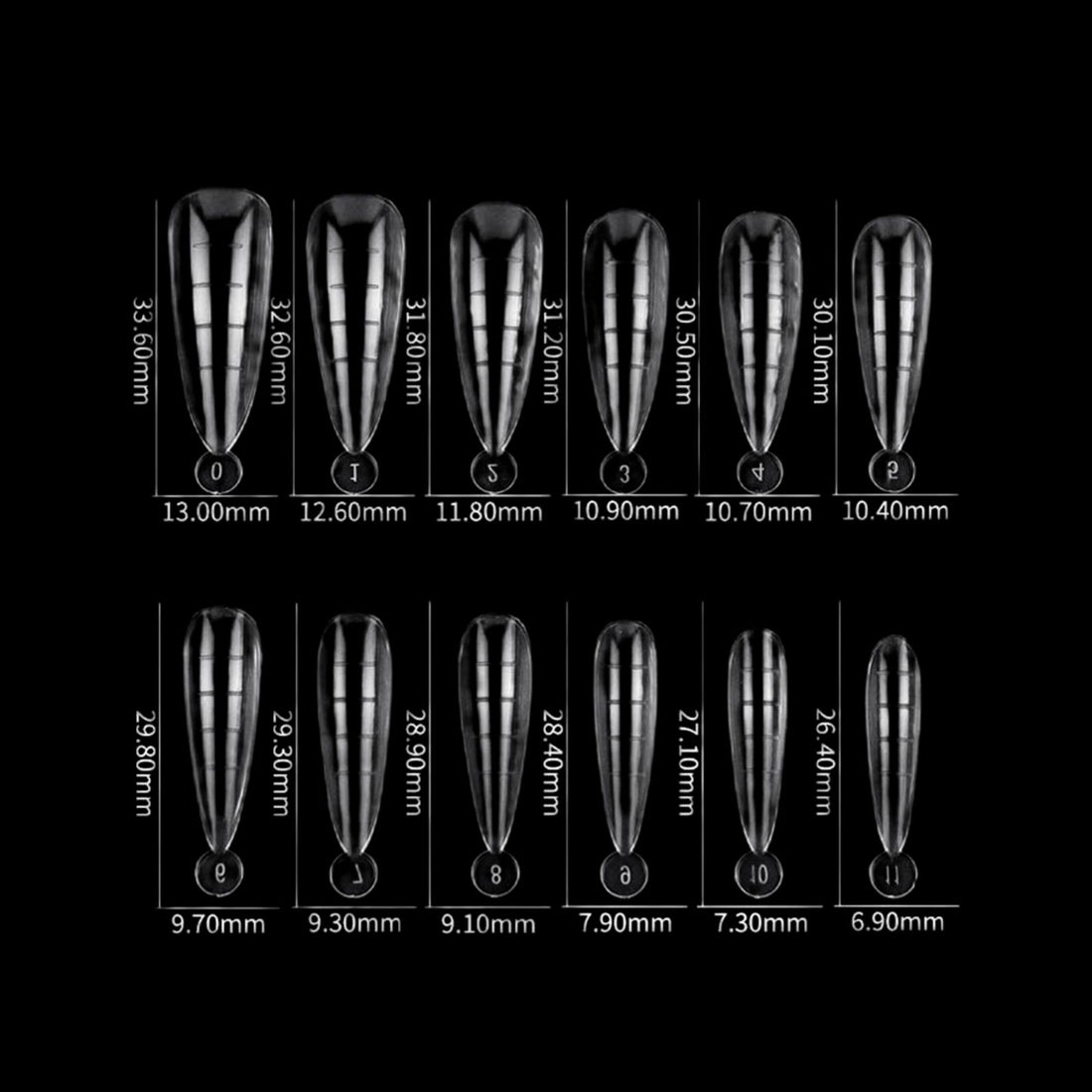 Dual Tips Full Cover Classic Almond 120 Pack