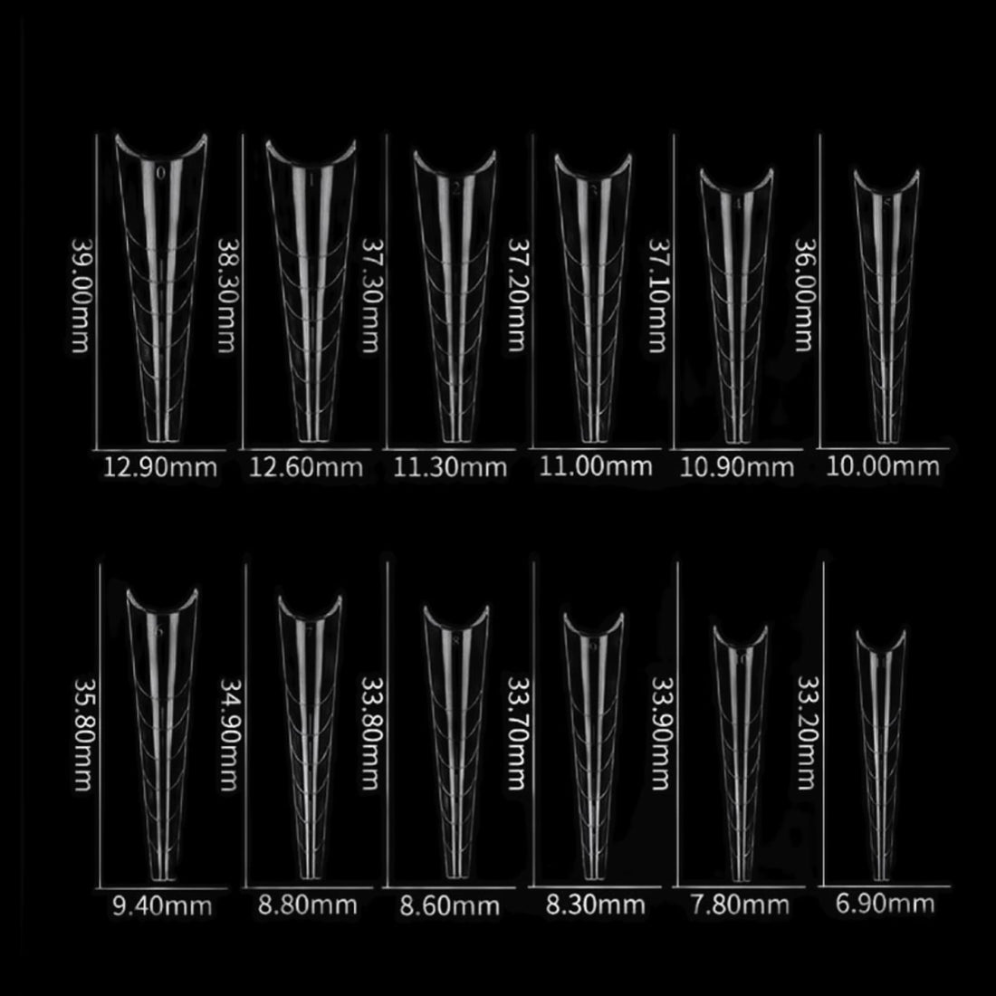Dual Tips Half Cover Coffin 120 Pack