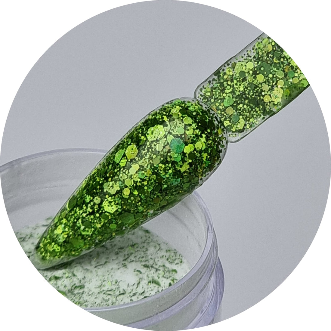 Acrylic Glitter Powders Forrest Green 30G -
