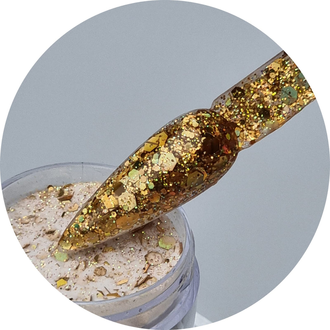 Acrylic Glitter Powders Gold 30G -