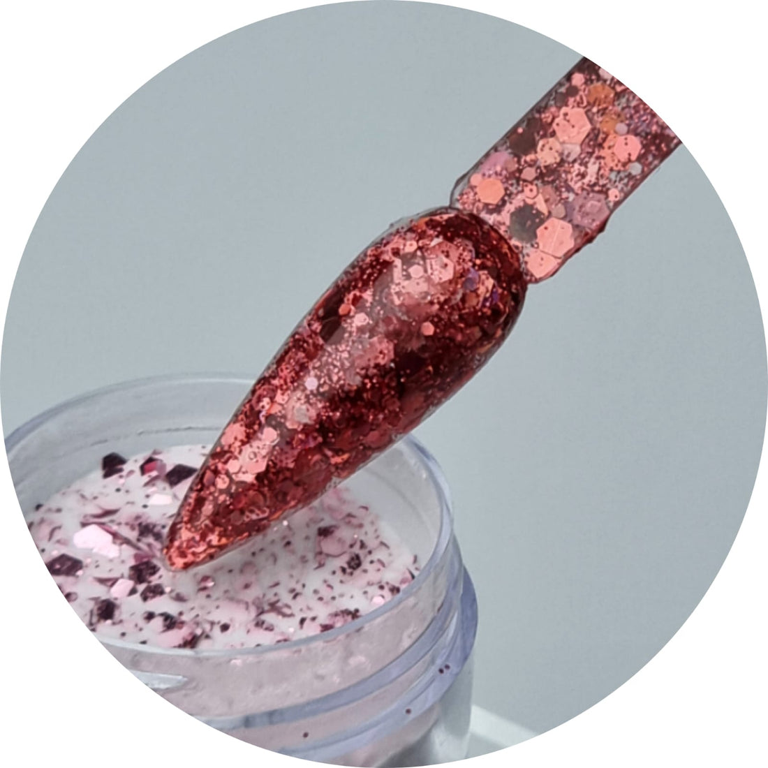 Acrylic Glitter Powders Rust 30G -