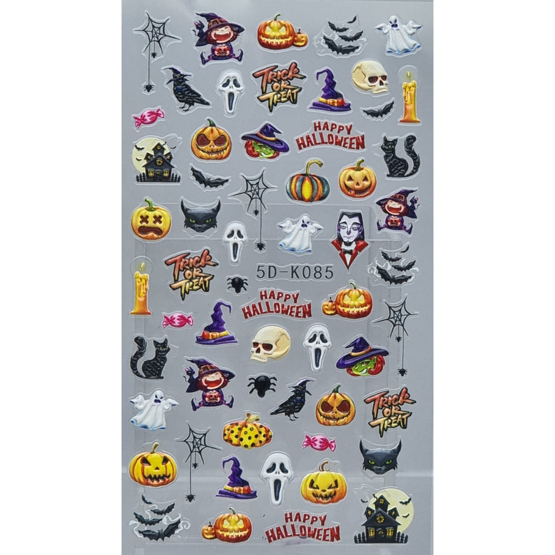 Nail Art Stickers - Halloween - 5D-k085
